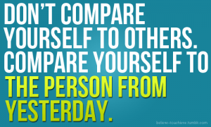dont compare