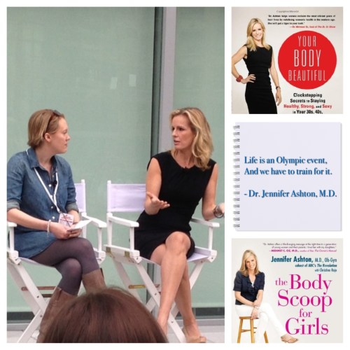 Lisa Haney & Dr. Jennifer Ashton, speaking about being "Healthy, Strong and Sexy in Your 20s, 30s and Beyond"