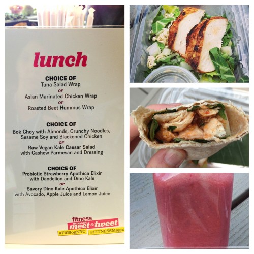 #FitBlogNYC 2013 Menu
