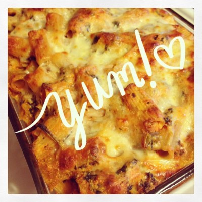 Healthier Baked Ziti