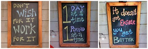 21 Day Fix Motivational Blackboards