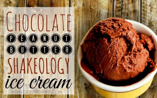 Chocolate Shakeology PB Ice Cream
